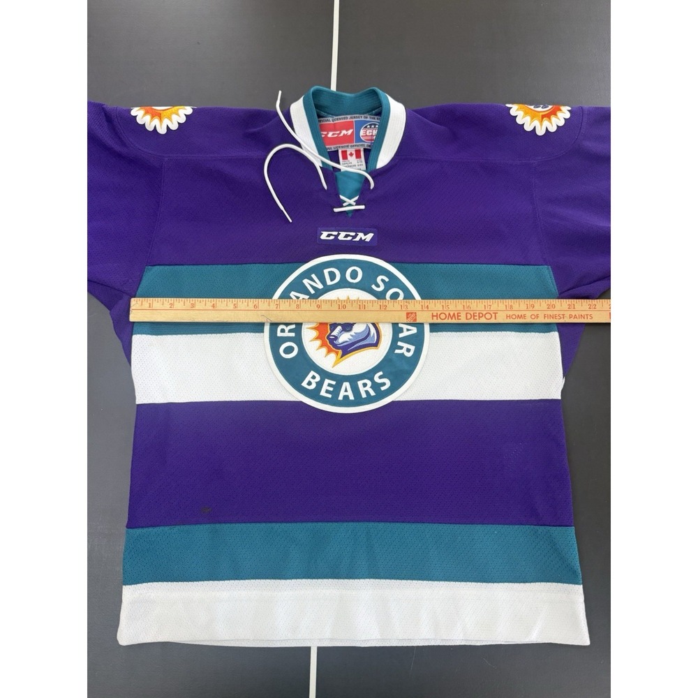 CCM Orlando Solar Bears ECHL Minor League Hockey Jersey Size Youth L /XL - Picture 3 of 16